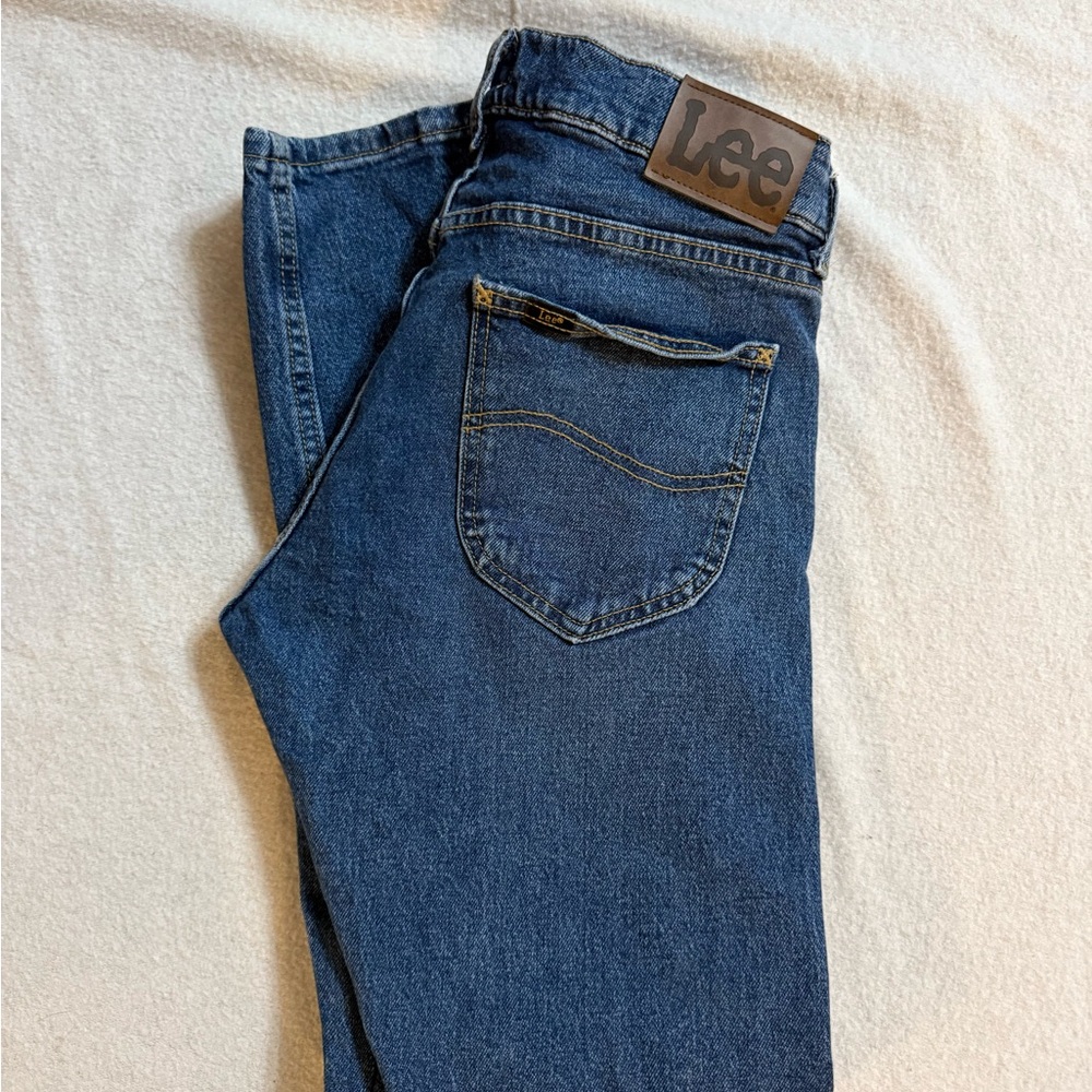 Lee Men's Dark Blue Relaxed Jeans